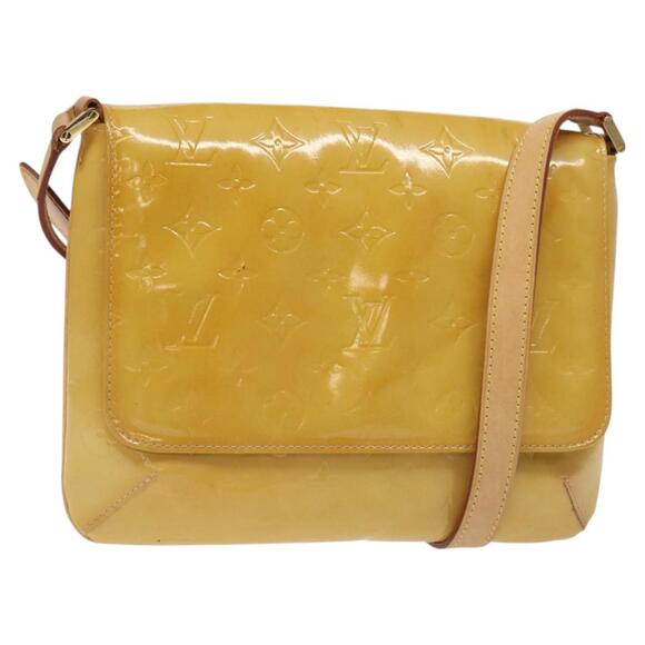LOUIS VUITTON Monogram Vernis Thompson Street Bag Beige M91301 - Picture 1 of 16